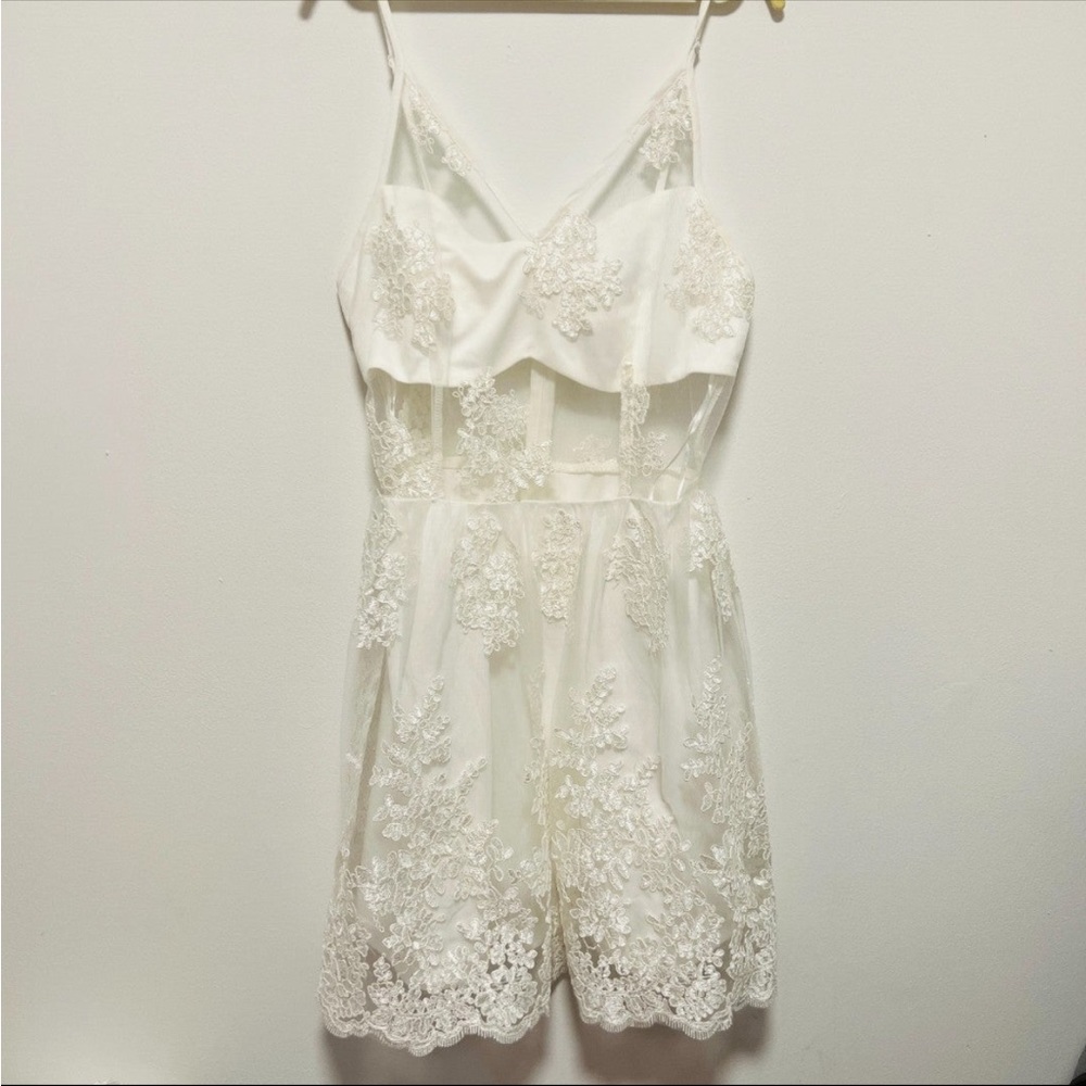 Boohoo White Dress